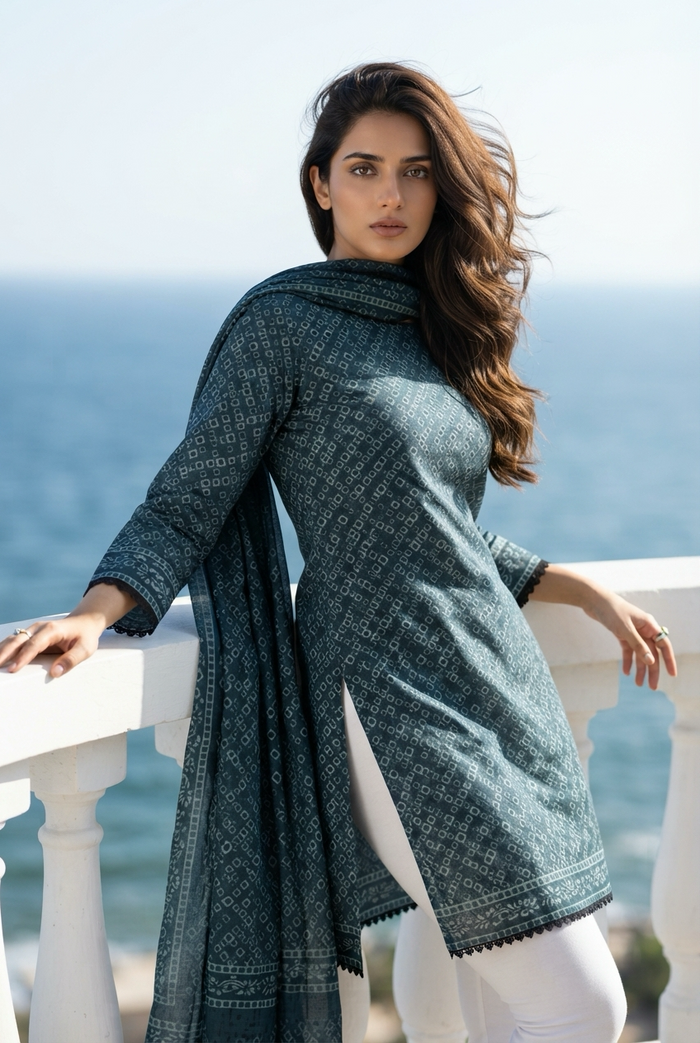 Ajrak Wrap Dupatta