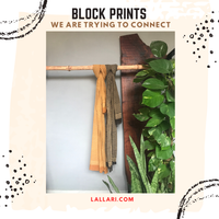 Kesri Block Print Scarf
