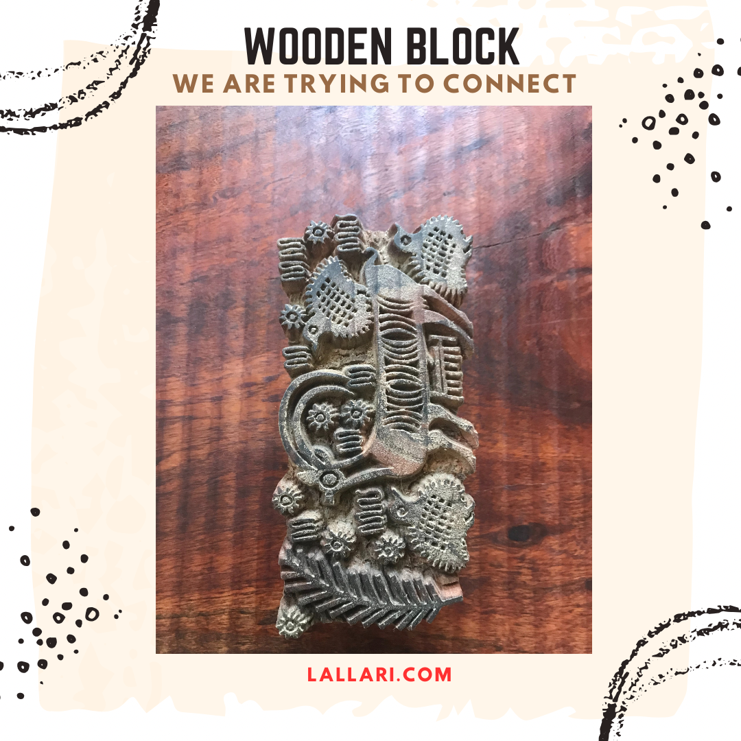 Hand-Carved Wooden Printing Blocks