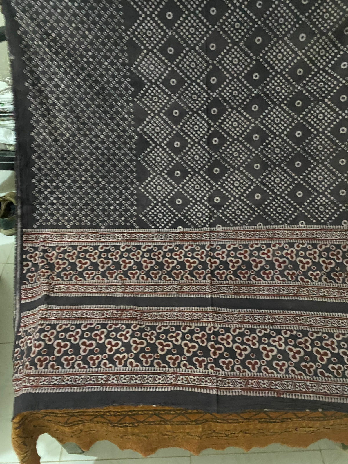 Block Printed Chunri