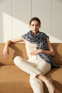 neela Block Print Scarf